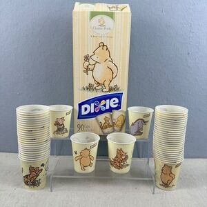 Dixie Classic Winnie the Pooh 5oz Paper Cups 54 Count Open Box Disney Tigger